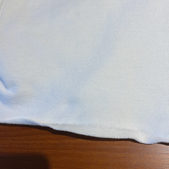 Aritzia Tna COZYAF cozy fleece cropped white hoodie size 2 small - Picture 9 of 11